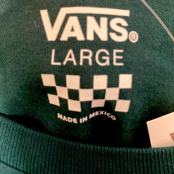 Unisex Cotton Vans Short Sleeve Crew Neck Shirt L NWT - Picture 7 of 7